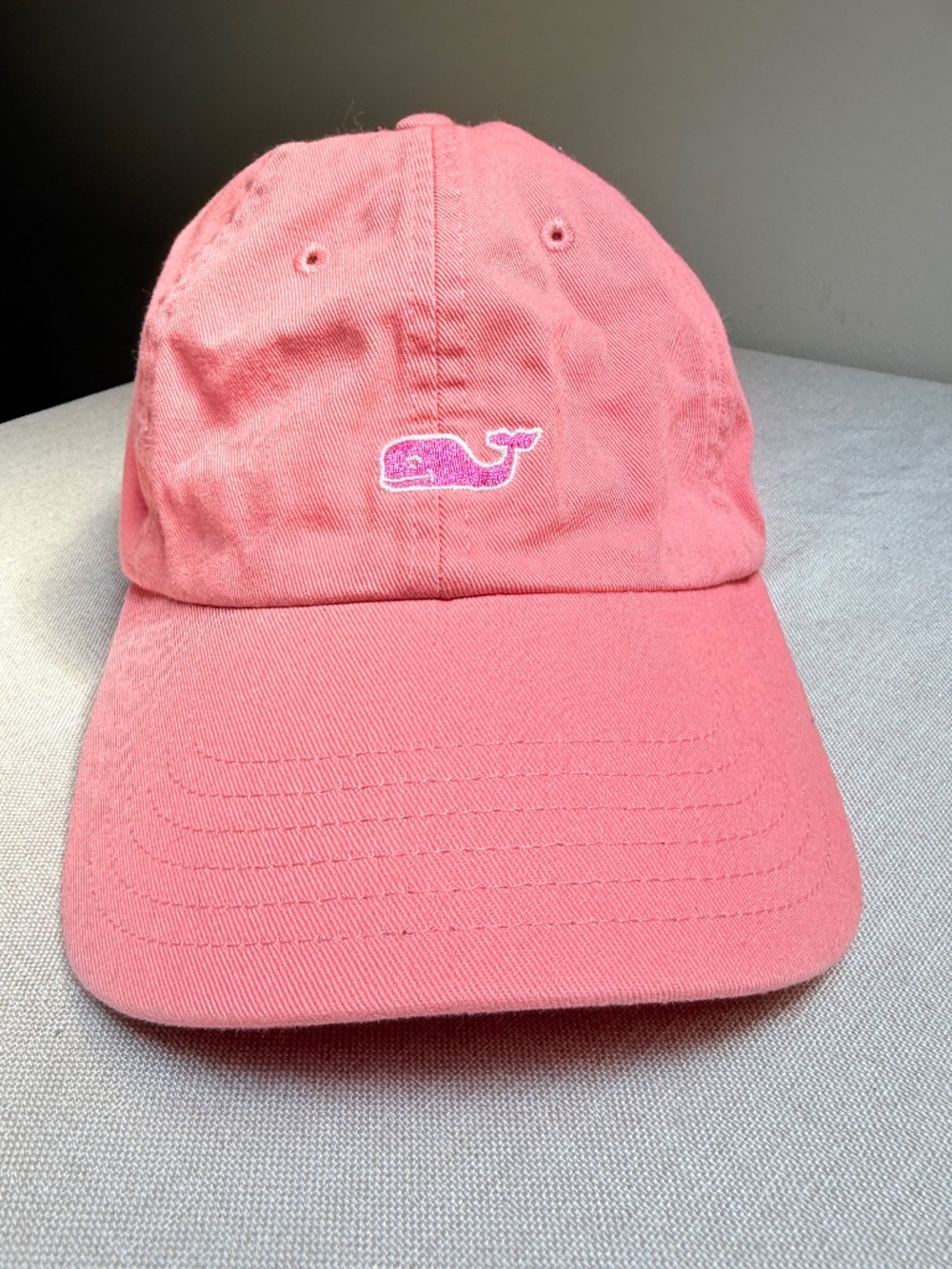 Vineyard Vines Pink Classic Whale Ball Cap Hat